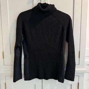 Athleta XS Black Turtleneck